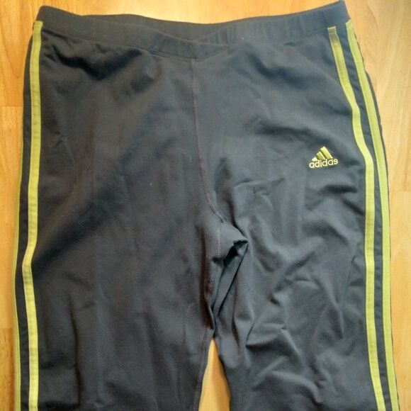 Vintage Adidas 3 Stripe Sweatpants Joggers Trainers - Picture 2 of 9